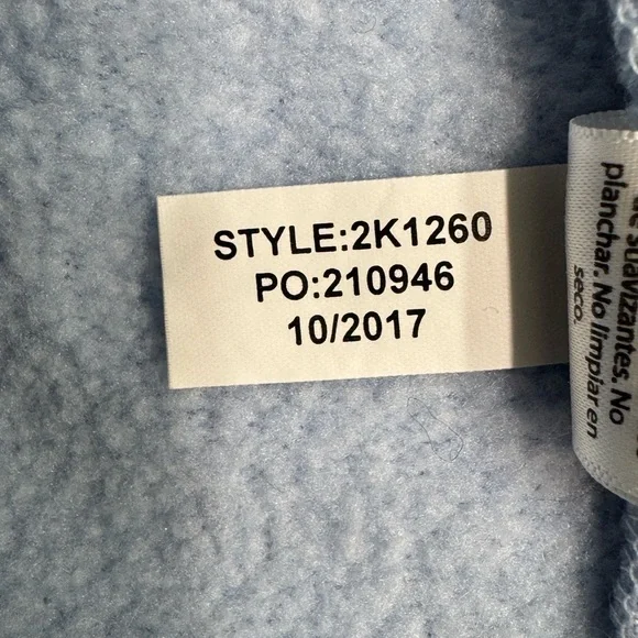 Vineyard Vines Pullover Women’s Size S Light Blue Oversized Funnel Neck - Picture 6 of 6